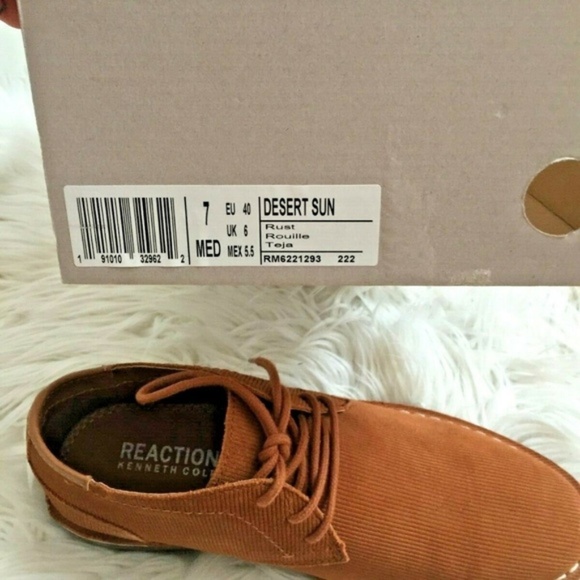 Kenneth Cole Reaction NEW Desert sun Rust shoes - Picture 4 of 7